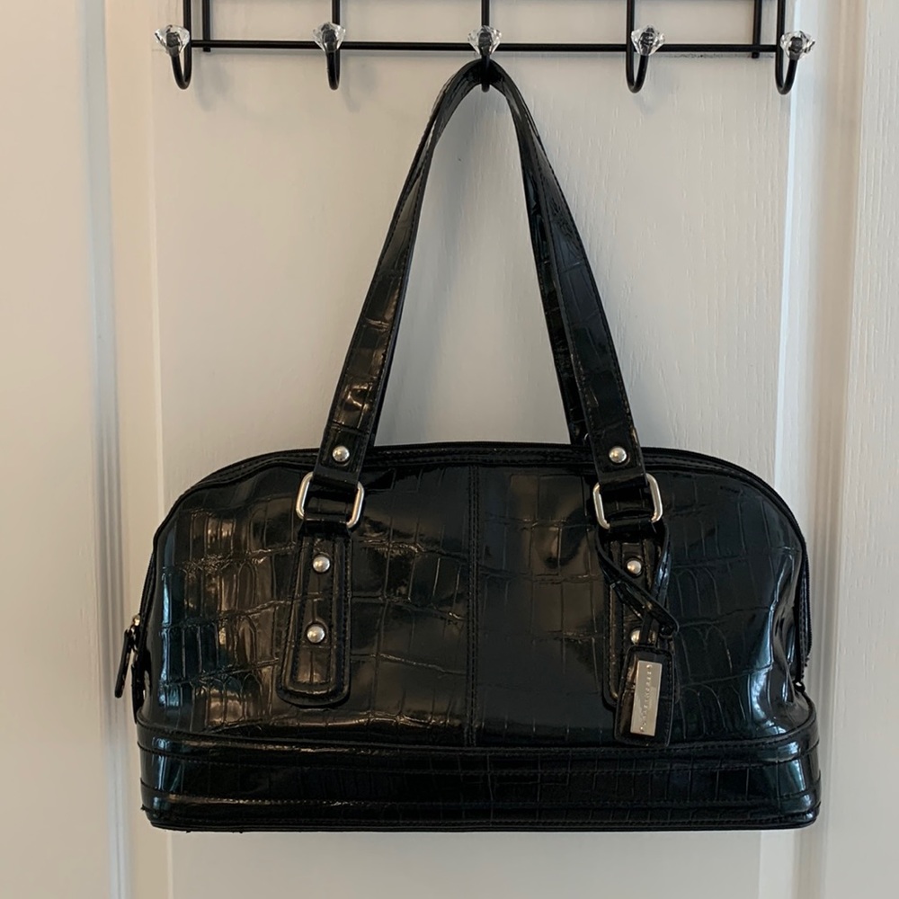 Crazy Horse by Liz Claiborne Black Crocodile Leather